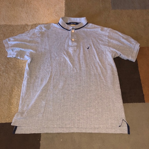 Men’s Nautical Short Sleeve Polo Size Medium - Picture 1 of 4